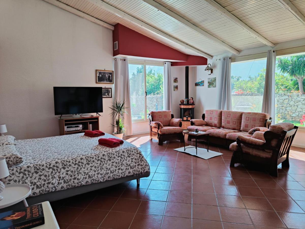 Villa Manzella Piscina Privata Cinisi Luaran gambar