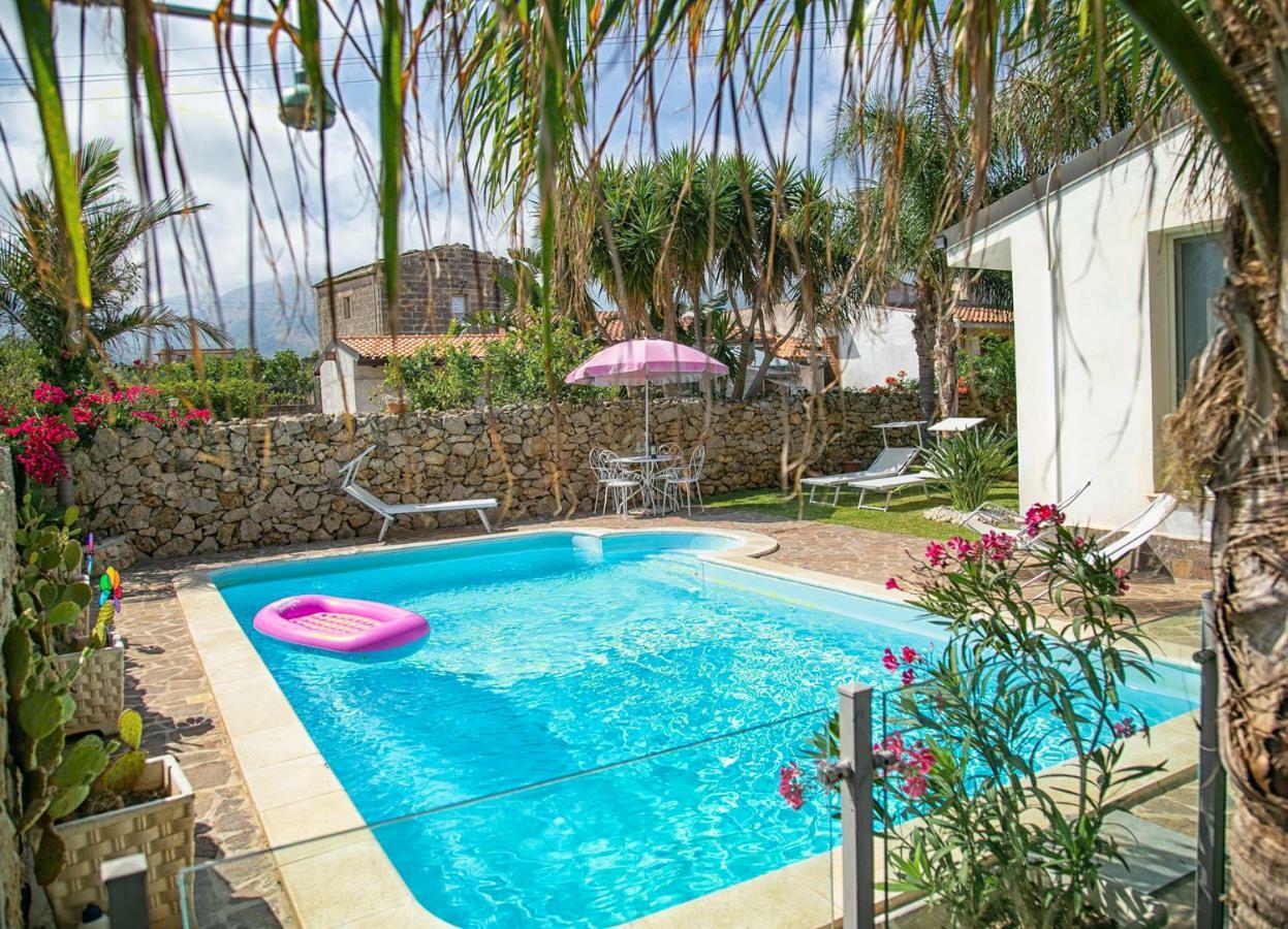 Villa Manzella Piscina Privata Cinisi Luaran gambar